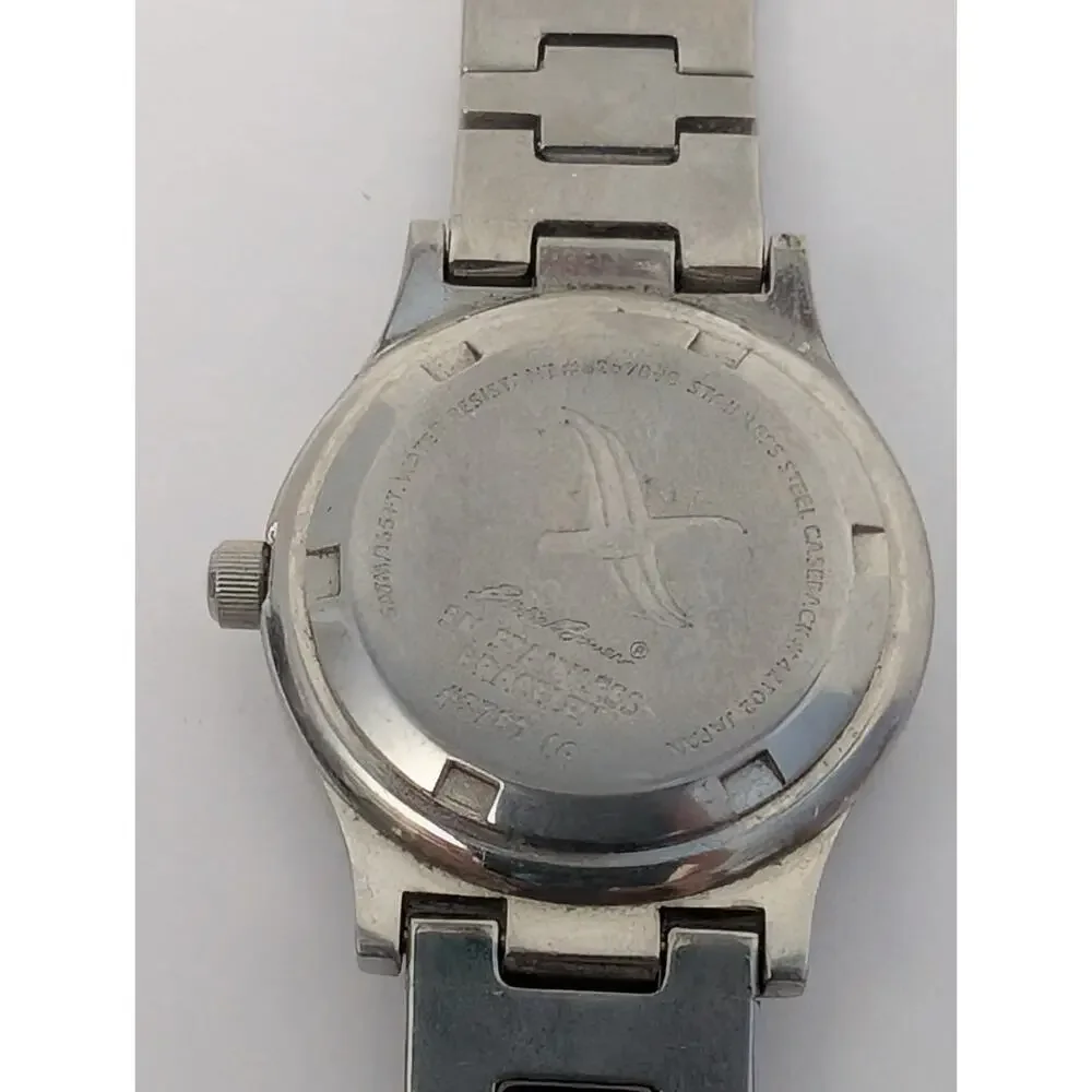 Eddie Bauer Ladies Stainless Steel Watch 5 ATM Water Resist Miyota Japan Movt